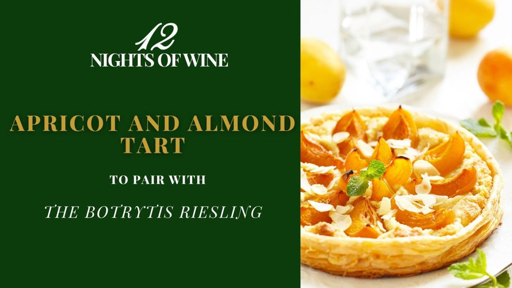 Apricot and Almond Tart to Pair with the Botrytis Riesling - Millon Wines