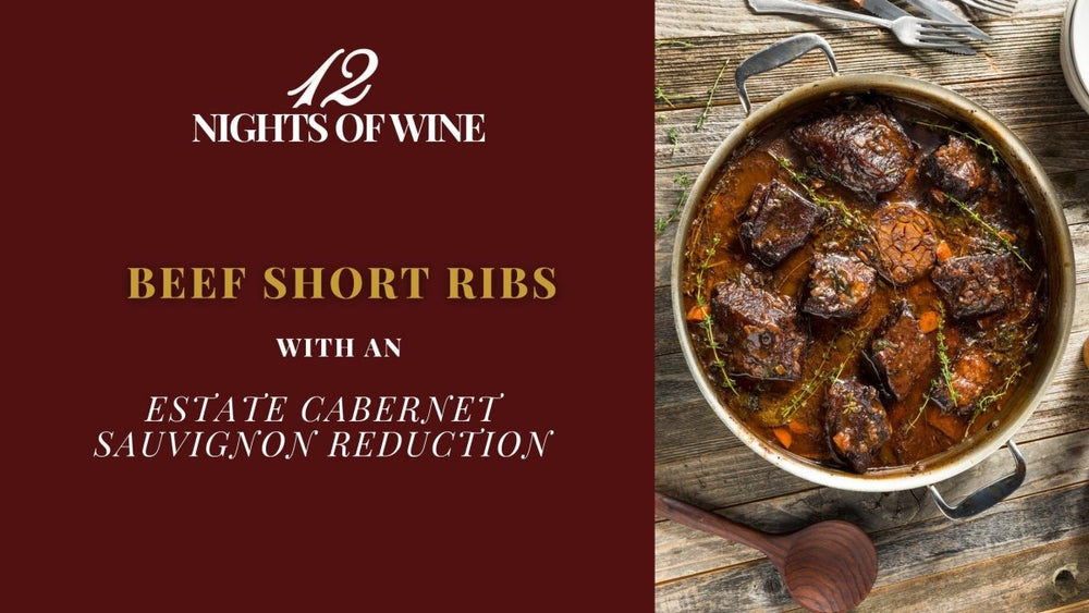 Beef Short Ribs Paired with an Estate Cabernet Sauvignon Reduction - Millon Wines