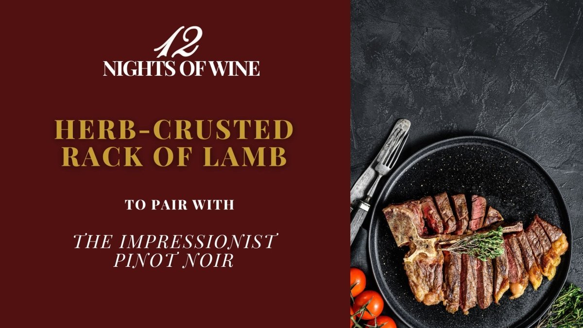 Herb-Crusted Rack of Lamb to Pair with the Impressionist Pinot Noir - Millon Wines