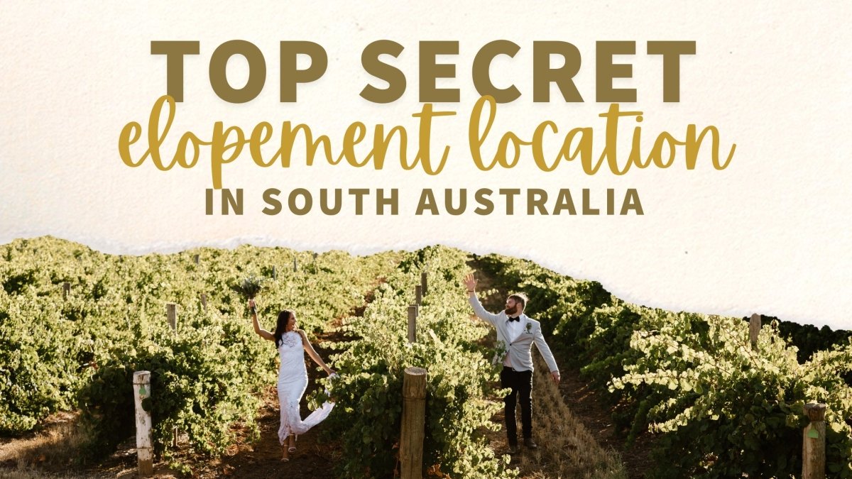 Top Secret Elopement Location In South Australia: The Clare Estate - Millon Wines